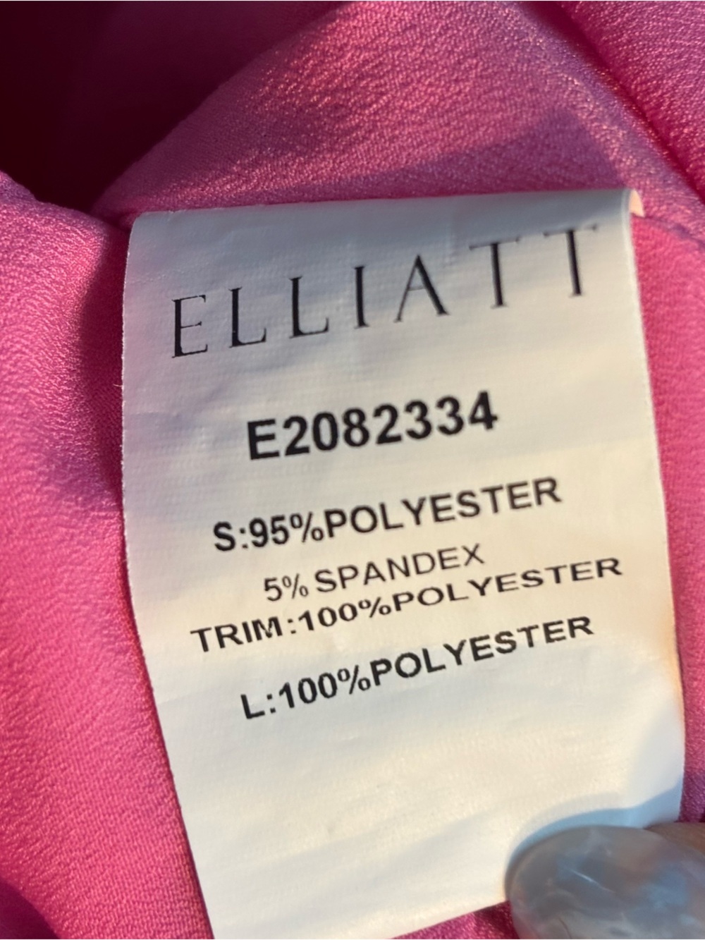 Revolve Elliatt Trompe 3D Floral Mini Dress Bubble Gum Pink Size Large - Picture 4 of 6